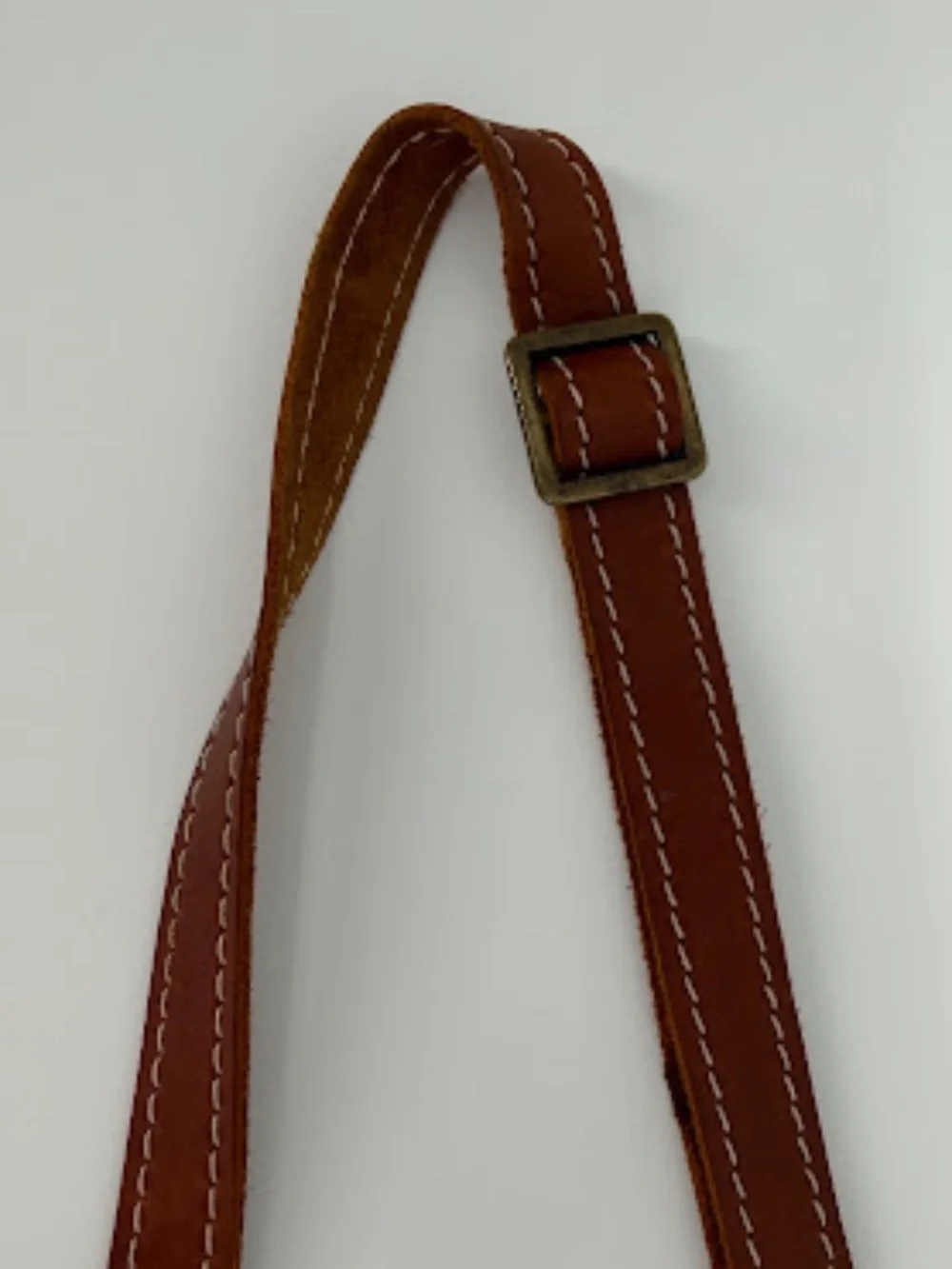 Portland Leather Goods Saddle Full Grain Leather Crossbody Bag Zip Top